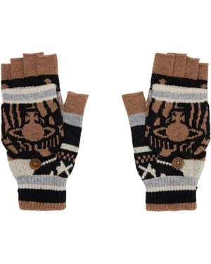 Vivienne Westwood Fingerless Gloves - Black