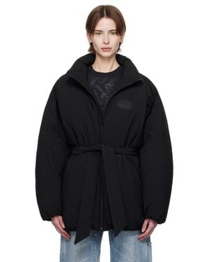 Alexander Wang Dome Logo Patch Down Jacket - Black