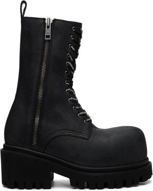 Balenciaga Stomper Boots - Black