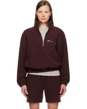 Rier Ssense Exclusive Fleece Jacket - Red