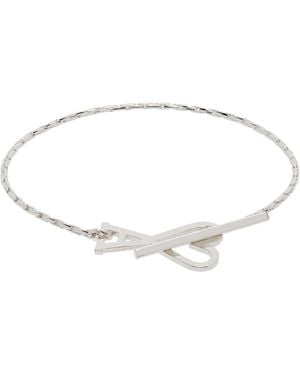Ami Paris Ami De Coeur Chain Bracelet - Black