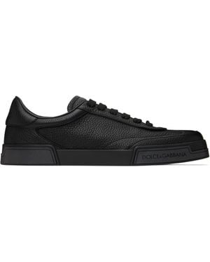 Dolce & Gabbana ブラック Portofino Yacht カーフスキン スニーカー