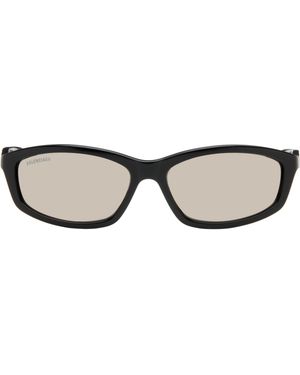 Balenciaga Mirrored Sunglasses - Black