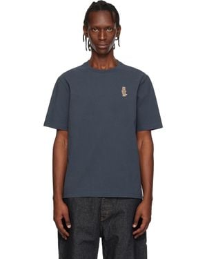 Maison Kitsuné Dressed Fox Comfort T-Shirt - Blue