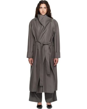 Issey Miyake Shell Coat - Gray