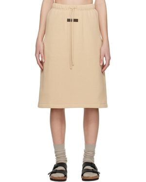 Fear Of God Drawstring Midi Skirt - Natural