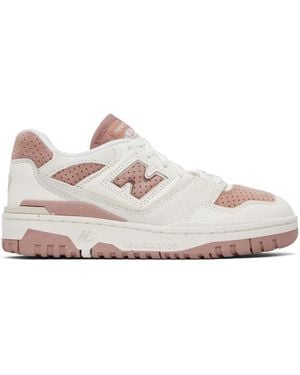New Balance オフホワイト＆ピンク Bbw550 スニーカー - ブラック
