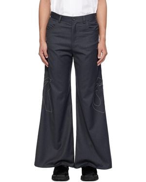 Kusikohc 'Right To Fail' Oversized Trousers - Black