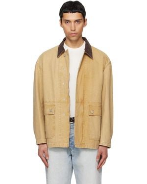 Tonywack Garment Washed Barn Jacket - Natural