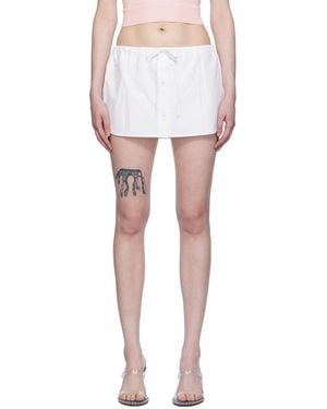 Alexander Wang Drawstring Skort - White