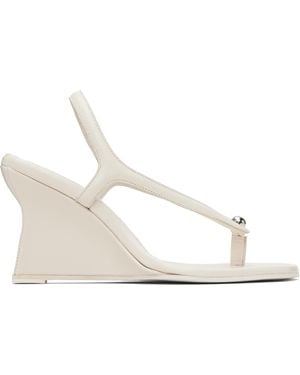 Paris Georgia Basics Off- Valentina Wedge Heeled Sandals - Black