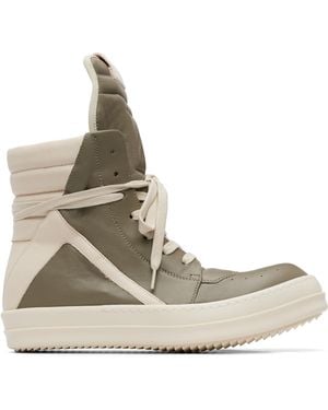 Rick Owens Taupe Tower Geobasket Trainers - Brown