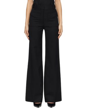 Victoria Beckham Alina Tailored Trousers - Black
