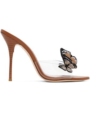 Sophia Webster Tan Vanessa Mules - Black