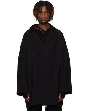 Rick Owens ブラック Hollywood Arrowhead オーバーサイズ ジャケット