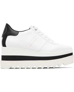 Stella McCartney Sneak-Elyse Platform Trainers - White