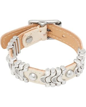 Our Legacy Wave Bracelet - White