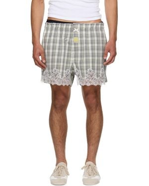 Martine Rose Ssense Exclusive French Knickers Shorts - White