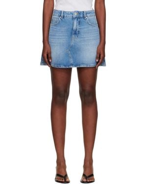 Holzweiler A-Line Denim Miniskirt - Blue