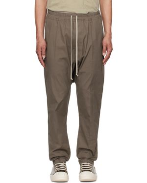 Rick Owens グレー Hollywood Drawstring Long トラウザーズ - マルチカラー