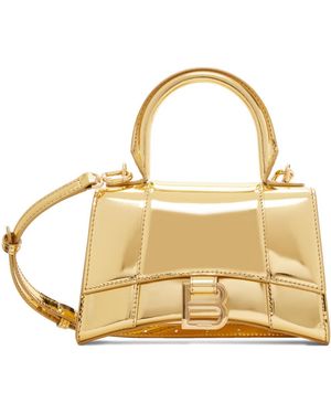 Balenciaga ゴールド Xs Hourglass バッグ - メタリック