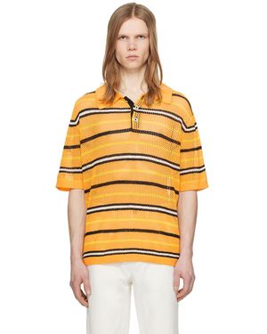Zankov Polo À Trois Boutons - Orange