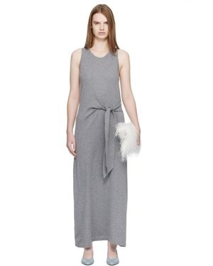 Lisa Yang 'The Angeline' Maxi Dress - Grey