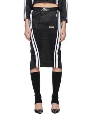 PROTOTYPES Trackpants Pencil Midi Skirt - Black