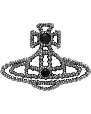 Vivienne Westwood Coretta Stud Single Earring - Black