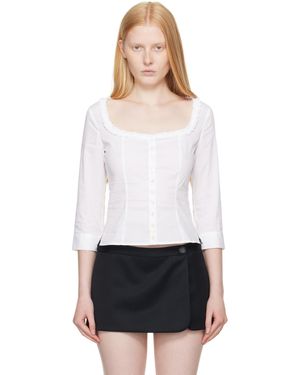Sandy Liang Simona Blouse - White