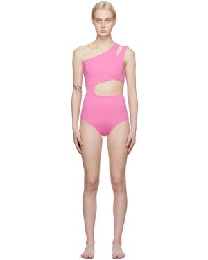 Pushbutton Ssense Exclusive Cut-Out Bodysuit - Red