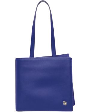 Adererror Cabas Bleu En Cuir