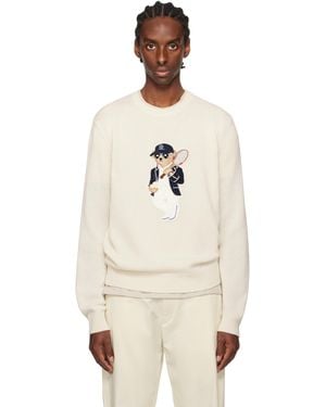 Ralph Lauren Off- Polo Bear Cashmere Sweater - Natural