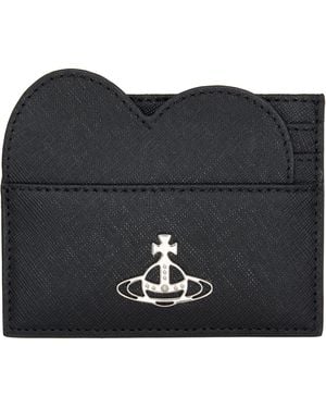 Vivienne Westwood Heart Card Holder - Black