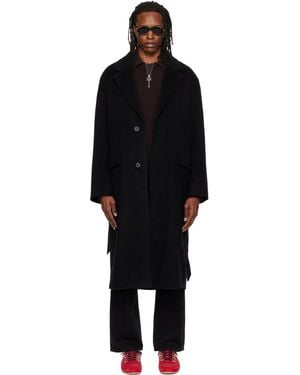 WOOYOUNGMI Wool Cashmere Coat - Black
