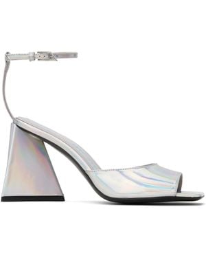 The Attico Piper Heeled Sandals - Black