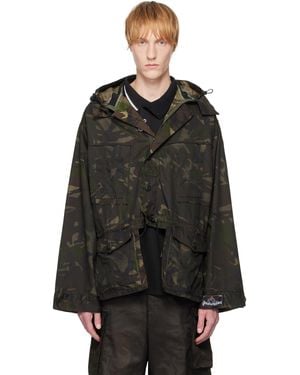 PROTOTYPES Khaki Overdyed Camo Jacket - Black