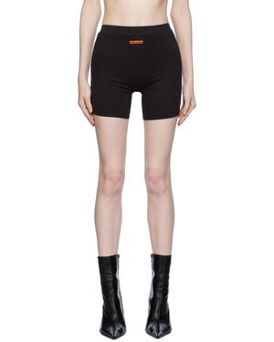 Heron Preston Black Printed Shorts