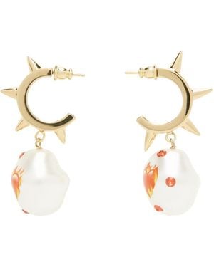 Safsafu Jelly On Fire Earrings - White