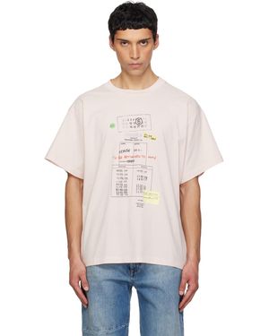 MM6 by Maison Margiela Library Stamp T-Shirt - White