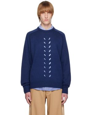 Insatiable High Ssense Exclusive Sesame Vox Jumper - Blue