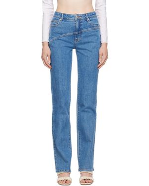 STAUD Blue Nolan Jeans