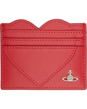 Vivienne Westwood Heart Card Holder - Red