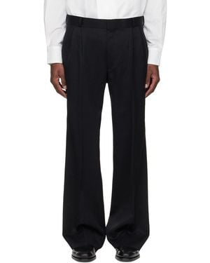 SIR. Pleated Tailored Trousers - Black