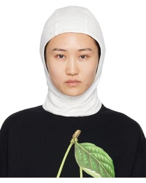 Undercover White Crystal-cut Balaclava - Green