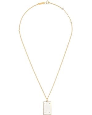 Maison Margiela Four Stitches Necklace - Metallic