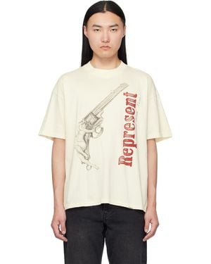 Represent Off- 'Loaded With Love' T-Shirt - Natural