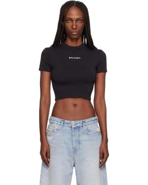 Palm Angels ブラック Classic Logo ベビーTシャツ