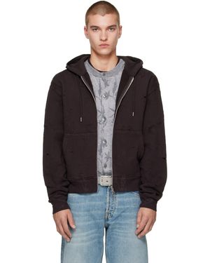 Our Legacy Pull À Capuche Rascal Brun - Noir