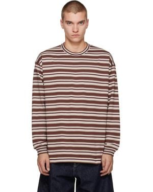Comme des Garçons Cotton Jersey Stripe T-Shirt - Red